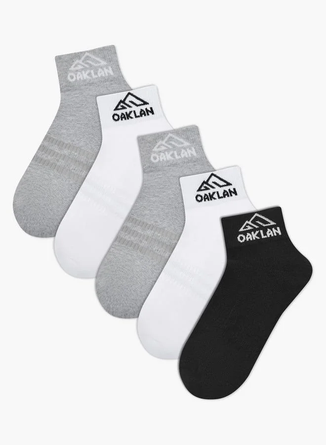 شو اكسبرس Men Sport Socks Ankle Length - Set Of 5